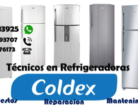 TECNICOS A DOMICILIO REFRIGERADORA COLDEX 4476173