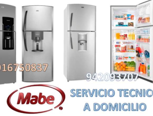 TECNICOS A DOMICILIO REFRIGERADORAS MABE