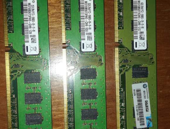 Vendo memorias ddr3 para pc