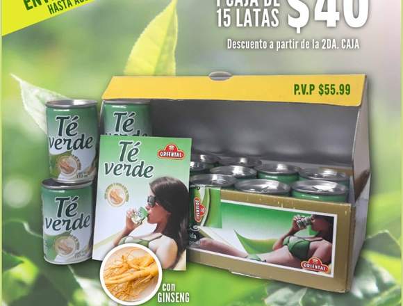 Té Verde Adelgazante Oriental en lata