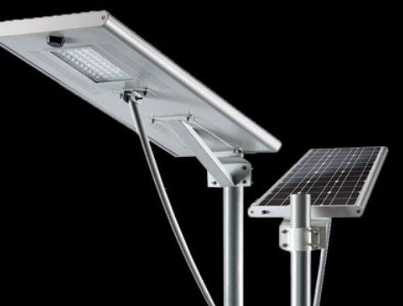 LED scon panel solar y sensor de movimineto