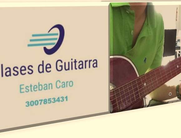 Clases de guitarra a domicilio 