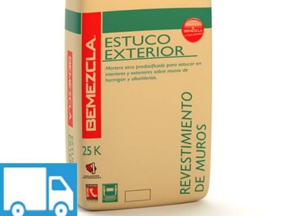 MORTERO ESTUCO EXT/INT 25KG BEMEZCLA