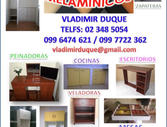 Muebles Modulares Melamínicos 