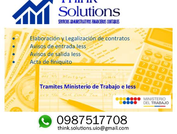 Trámites Ministerio de Trabajo e IESS