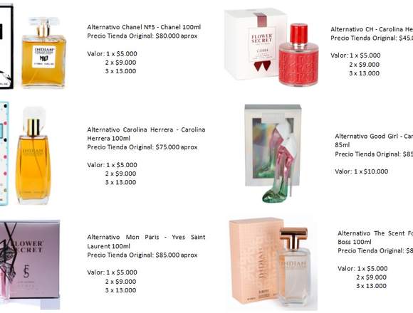 Perfumes Mujer Rico Aroma