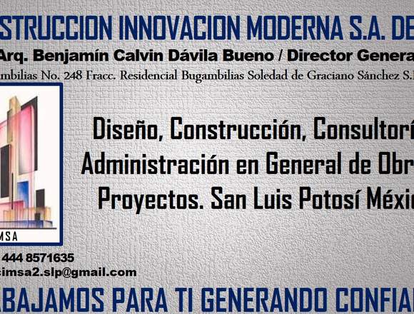 CONSTRUCCIÓN INNOVACIÓN MODERNA S.A. DE C.V.
