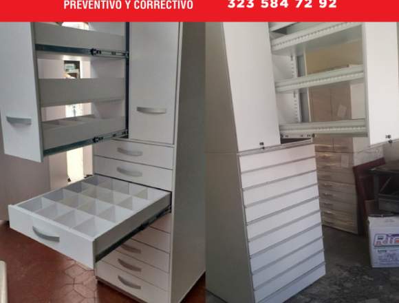 mobiliario optimo para farmacias, eps, ips 