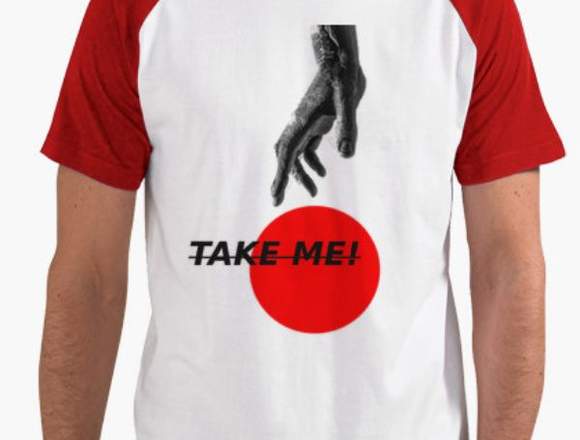 Camiseta hombre take me NUEVA