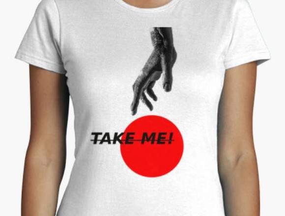 Camiseta take me  nueva