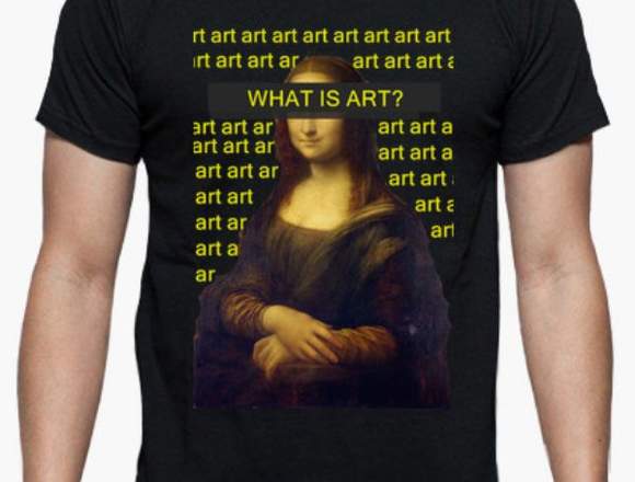 Camiseta Mona Lisa "What is Art"