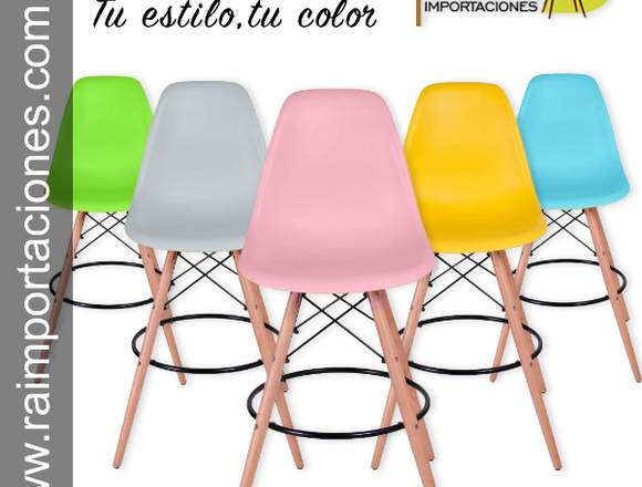 Taburete Eames Colores