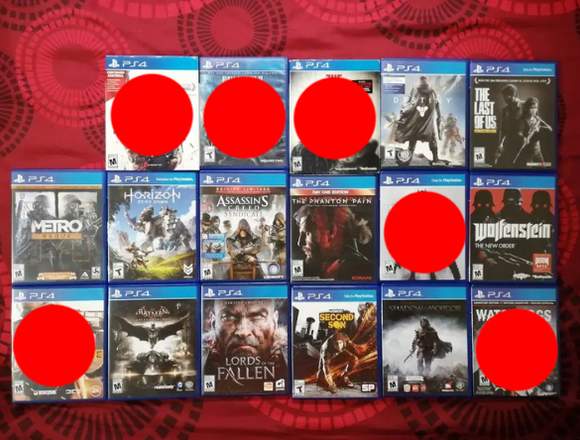 Juegos De Ps4 en buen estado