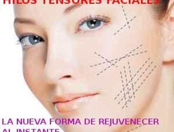 REJUVENECE CON APLICACION DE HILOS TENSORES