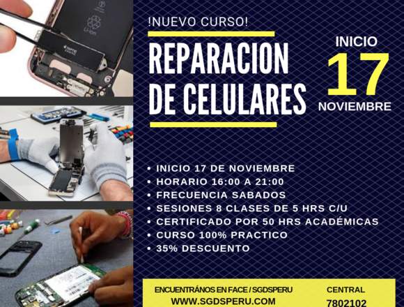 Curso Reparación de Celulares