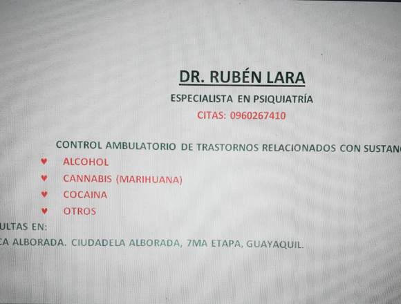 MÉDICO ESPECIALISTA EN PSIQUIATRÍA 