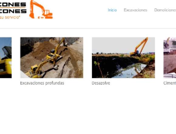 EXCAVADORAS EN RENTA 