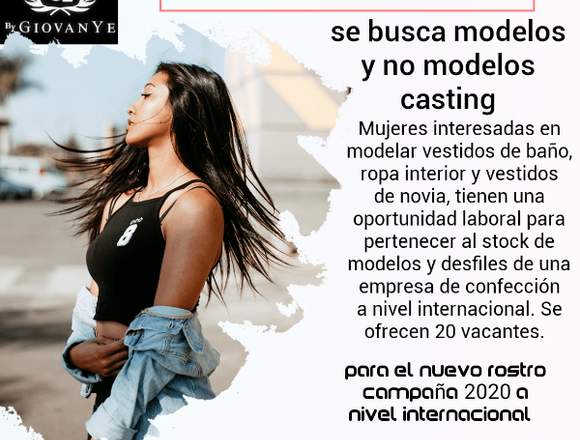 Se busca modelos y no modelos 