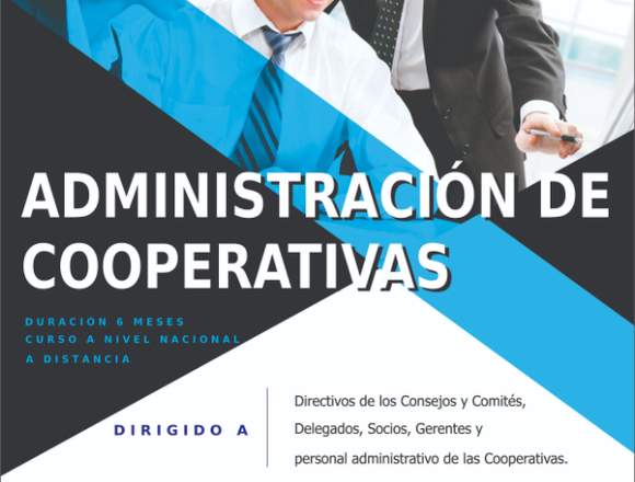 CURSO DE ADMINISTRACIÓN DE COOPERATIVAS