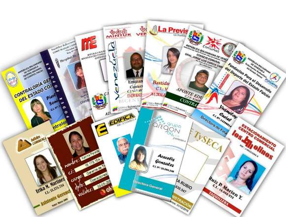 elaboracion de carnet en pvc y laminado