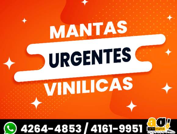 Urgentes! Mantas Vinilicas