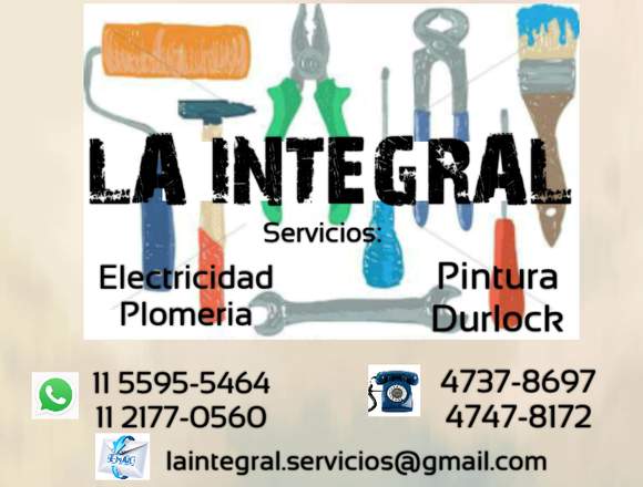 La Integral: Pintura, Electricidad & Durlock