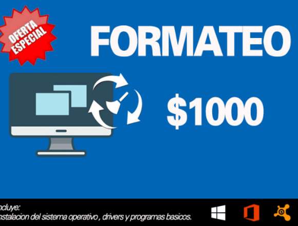 Formateo Pc - Notebook - Instalacion De Windows 