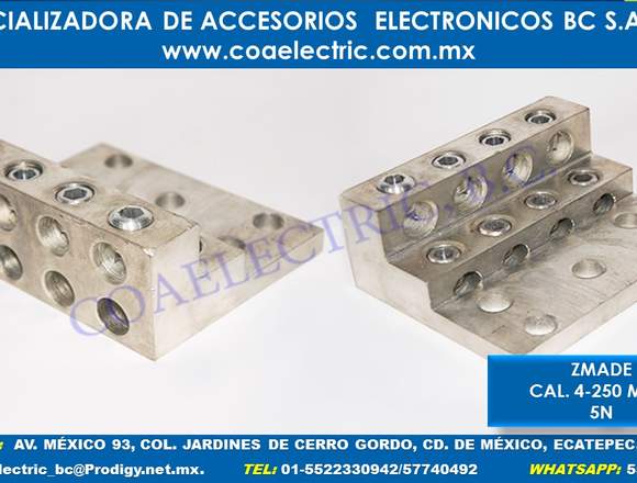 ZAPATAS MECÁNICAS DE 8 CONDUCTORES