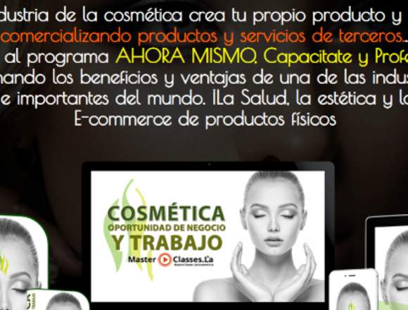 Cosmética como oportunidad. Marketing Digital