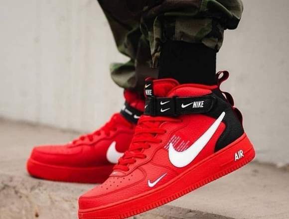 Nike force one bota roja