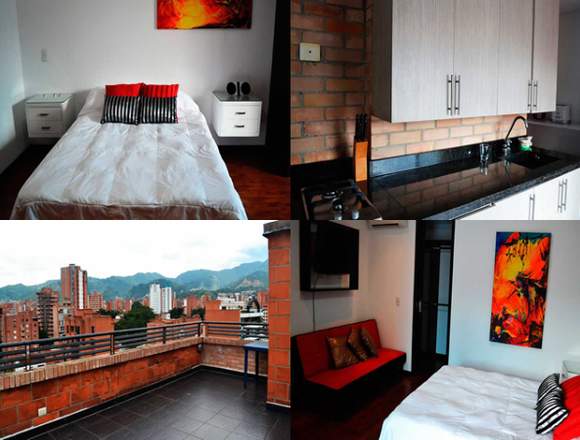 Furnished Apartments for Rent in Medellín Code 565