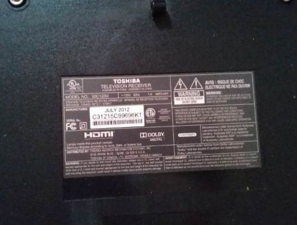 Toshiba 32 pulgadas 720p 60Hz LCD HDTV 