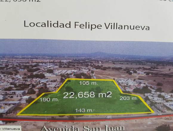 Terreno en venta - 22,658 m2