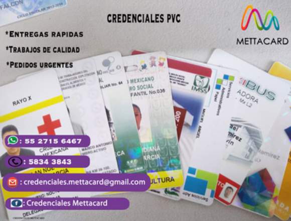 CREDENCIALES PVC ECATEPEC