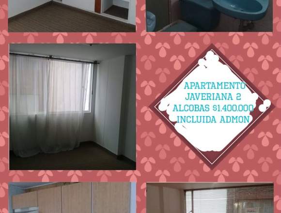 apartamento frente a U. javeriana 