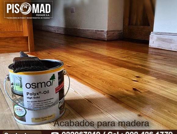 Osmo – acabados para madera Exterior e interior.