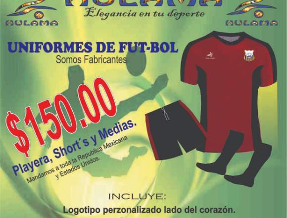 UNIFORMES DE FUTBOL 