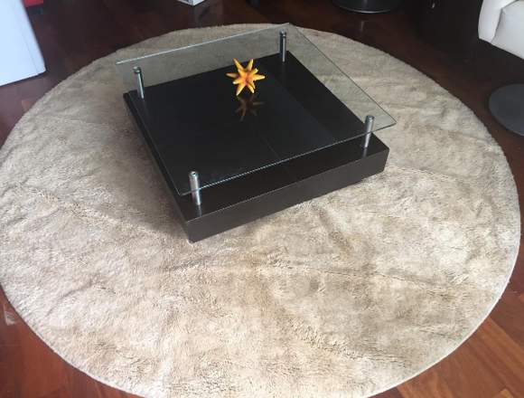 Juego de mesa con alfombra 