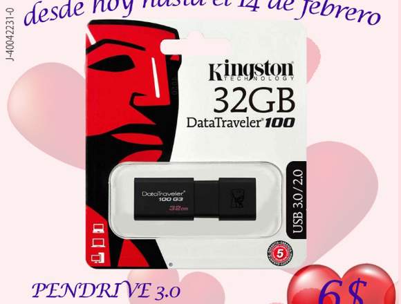 PENDRIVE DE 16GB 32GB Y 64GB 