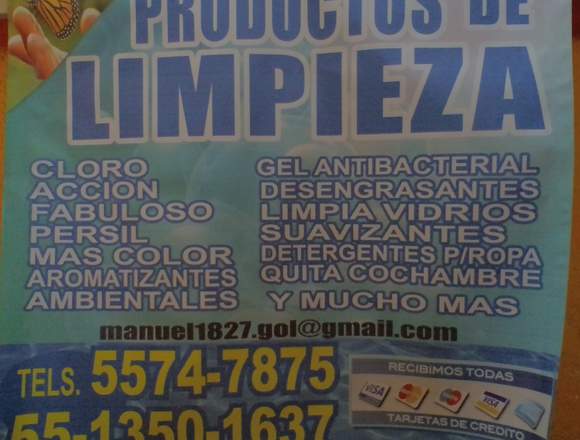 PRODUCTOS DE LIMPIEZA 