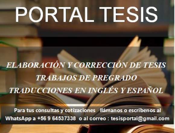 PORTAL TESIS, TRABAJOS Y  TRADUCCIONES