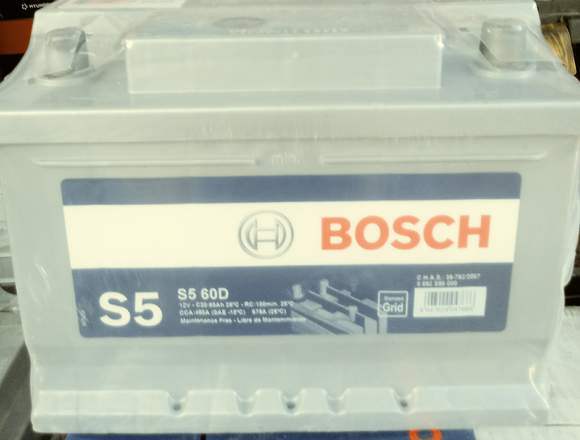 Bateria bosch s5 60d de 13 placas .