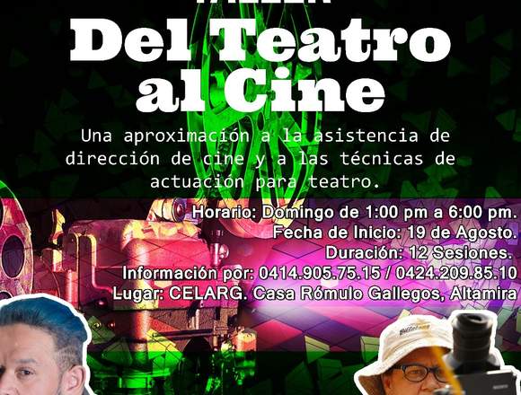 Taller “Del Teatro al Cine” 