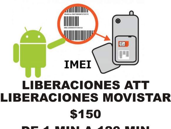 CODIGO DE LIBERACION IMEI MOVISTAR / ATT / UNEFON