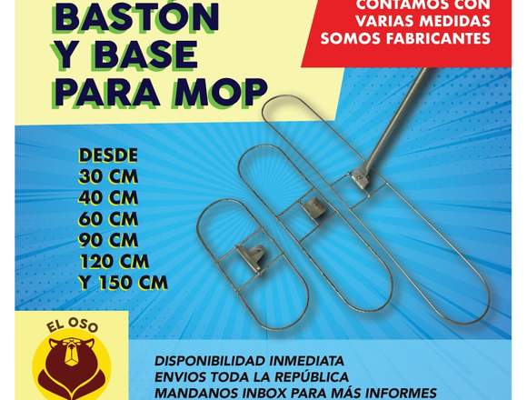 BASE PARA MOPS METALICOS