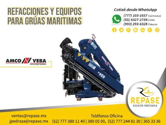 REFACCIONES Y EQUIPOS PARA GRÚAS MARÍTIMAS 