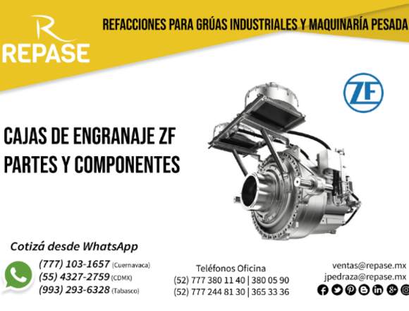 PARTES DE CAJAS DE ENGRANE ZF