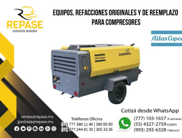 REFACCIONES PARA COMPRESORES ATLASCOPCO