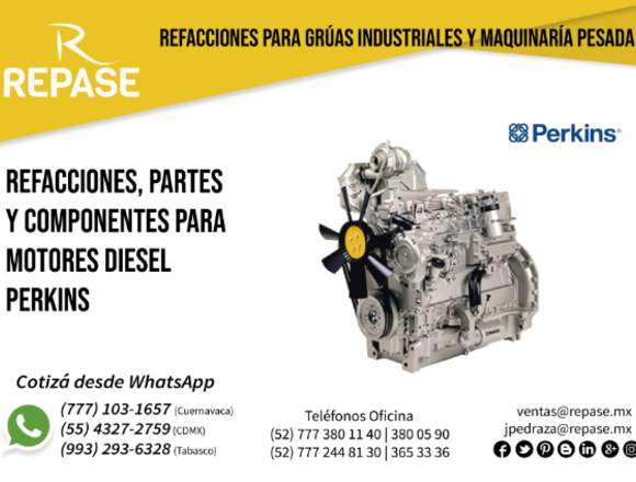 COMPONENTES PARA MOTORES DIESEL PERKINS 