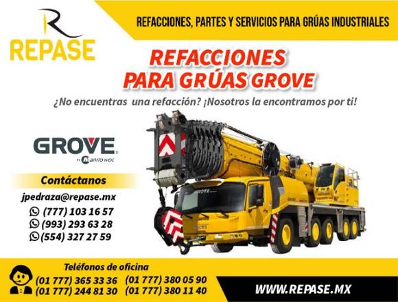 REFACCIONES PARA GRÚAS GROVE